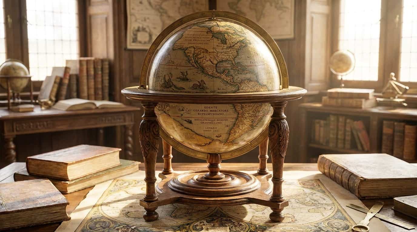 Media Exklusiv Faksimile : 7 historische Globen, die Wissenschaftsgeschichte schrieben Mercator-Globus
